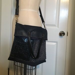 Cross body tote